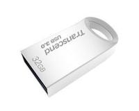 Transcend USB DISK 32GB JF 710, 3.1/3.0, srebrn, kovinski, micro format