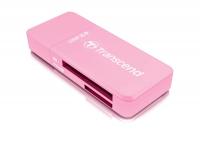 Transcend Čitalec kartic RDF5 roza, USB A 3.1 --> SD, microSD