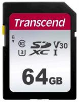 Transcend SDXC 64GB 300S, 95/45MB/s, C10, UHS-I Speed Class 3 (U3), V30
