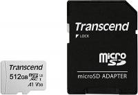 Transcend SDXC MICRO 512GB 300S, 95/45MB/s, C10, UHS-I, U3, A1, adapter