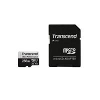 Transcend SDXC MICRO 256GB 340S, 160/125 MB/s, C10, U3, V30, A2, adapter