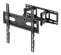Manhattan Stenski TV nosilec roka 32''-70'' , 40kg, dvojna roka, naklon -15° do +5°, črne barve