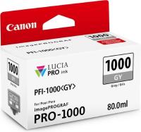 Canon ČRNILO PFI-1000 GREY ZA IMAGEPROGRAF PRO-1000, 80 ml