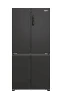 Haier Hladilnik HCR3818ENPT, 181,5 cm, E, 467 l, 4-vratni, Temni inox