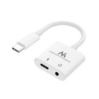 Adapter USB-C na USB-C PD + 3,5mm audio Maclean MCTV-848