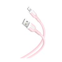 Kabel USB-A na Lightning 8-pin XO NB212 1m 2,1A roza