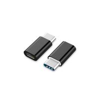 USB-C adapter (CM/MicroUSB-F), črn