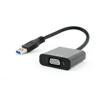 Adapter USB 3.0 na VGA, črn, blister