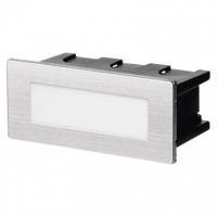 Orientacijsko LED svetilo AMAL, vgradno, kvadratno, 1,5W, IP65, toplo bela