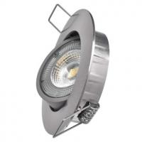 Točkovno LED svetilo Exclusive, srebrno, 5W, toplo bela