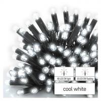 Profi LED povezovalna veriga utripajoča – ledene sveče, 3 m, zun., hladna bela