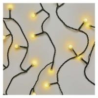 LED božična cherry veriga – kroglice, 20 m, zunanja in notranja, topla bela, časovnik