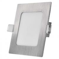 LED vgradno svetilo NEXXO, kvadratno, srebrno, 7W, nastavljiva CCT
