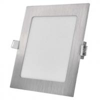 LED vgradno svetilo NEXXO, kvadratno, srebrno, 12W, nastavljiva CCT