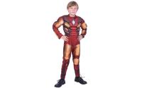 Otroški pustni kostum Hero mišice - rjave barve
